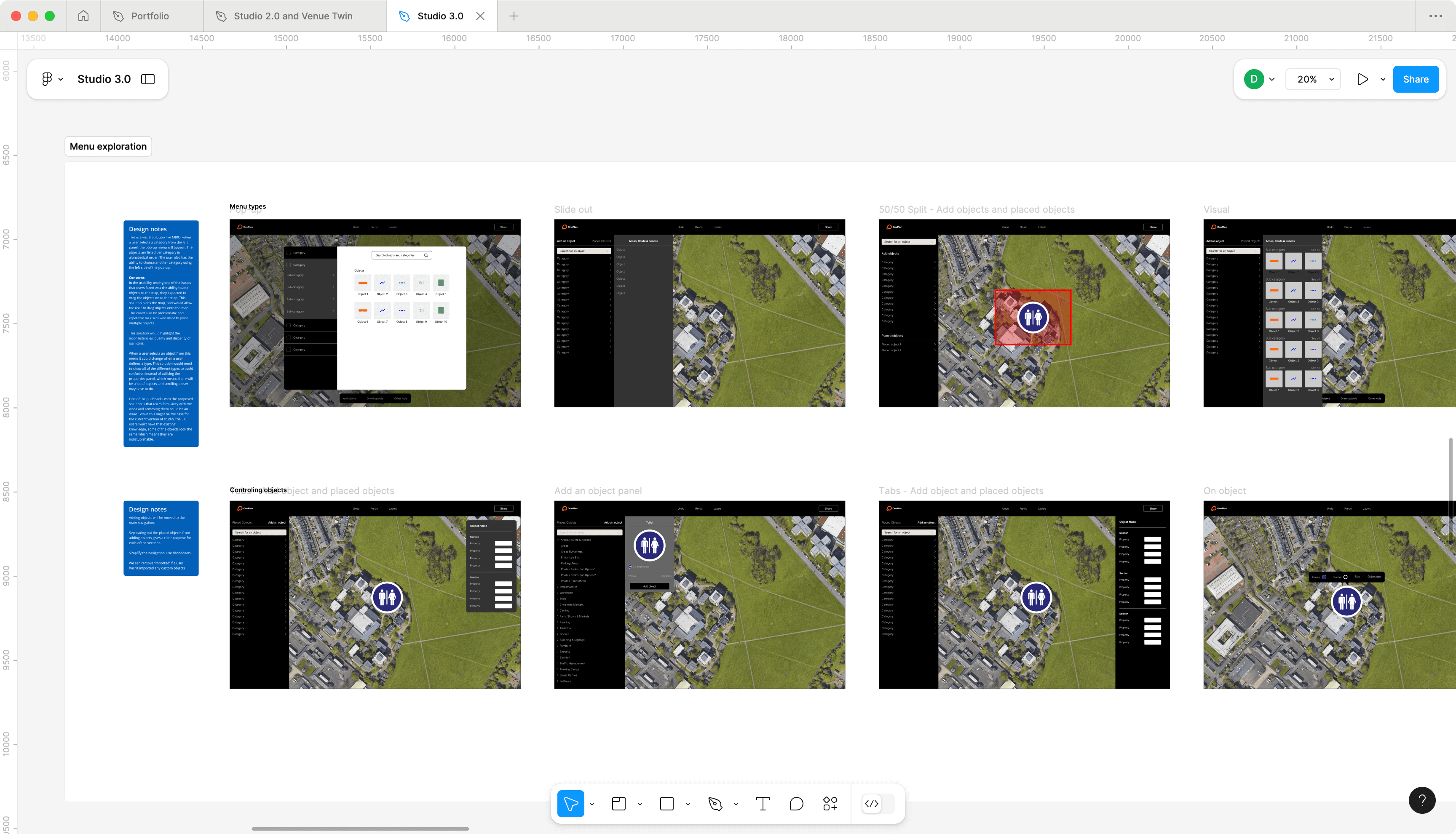 Ideation – menu exploration